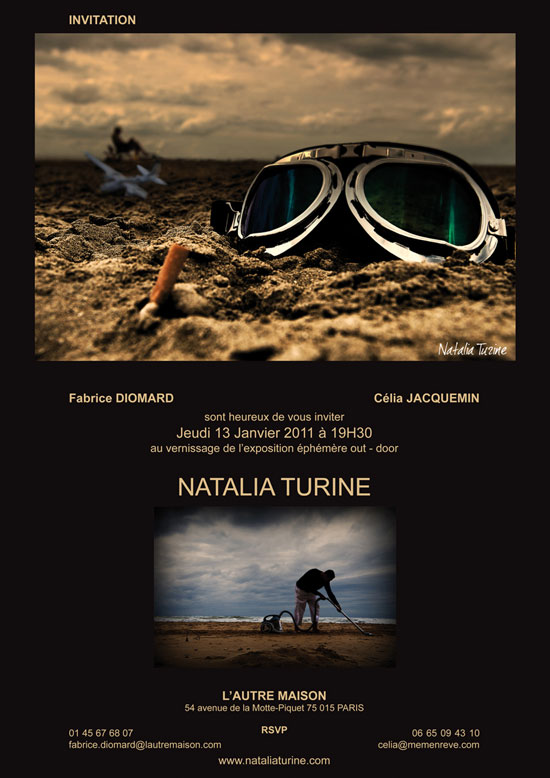 Invitation Expo NATALIA TURINE